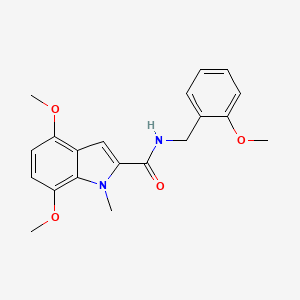 4,7-dimethoxy-N-(2-methoxybenzyl)-1-methyl-1H-indole-2-carboxamide