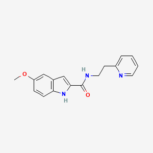 5-methoxy-N-[2-(pyridin-2-yl)ethyl]-1H-indole-2-carboxamide