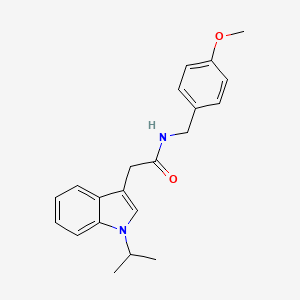 N-(4-methoxybenzyl)-2-[1-(propan-2-yl)-1H-indol-3-yl]acetamide