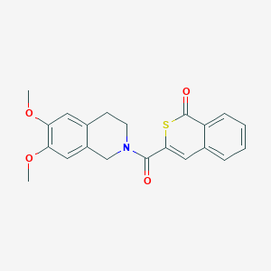 3-[(6,7-dimethoxy-3,4-dihydroisoquinolin-2(1H)-yl)carbonyl]-1H-isothiochromen-1-one