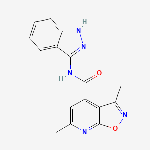 N-(2H-indazol-3-yl)-3,6-dimethyl[1,2]oxazolo[5,4-b]pyridine-4-carboxamide