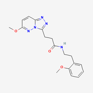 N-[2-(2-methoxyphenyl)ethyl]-3-(6-methoxy[1,2,4]triazolo[4,3-b]pyridazin-3-yl)propanamide