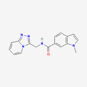 1-methyl-N-([1,2,4]triazolo[4,3-a]pyridin-3-ylmethyl)-1H-indole-6-carboxamide