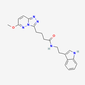 N-[2-(1H-indol-3-yl)ethyl]-4-(6-methoxy[1,2,4]triazolo[4,3-b]pyridazin-3-yl)butanamide