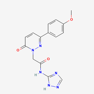 2-[3-(4-methoxyphenyl)-6-oxopyridazin-1(6H)-yl]-N-(4H-1,2,4-triazol-3-yl)acetamide