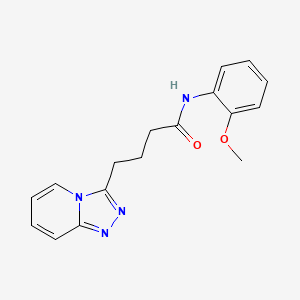 N-(2-methoxyphenyl)-4-([1,2,4]triazolo[4,3-a]pyridin-3-yl)butanamide