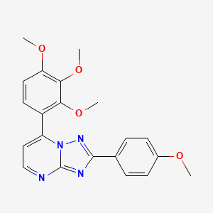 2-(4-Methoxyphenyl)-7-(2,3,4-trimethoxyphenyl)[1,2,4]triazolo[1,5-a]pyrimidine