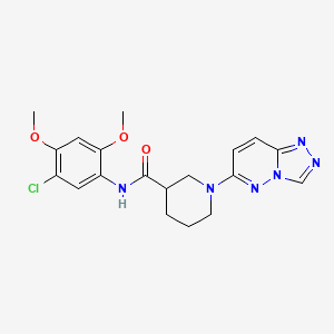 N-(5-chloro-2,4-dimethoxyphenyl)-1-([1,2,4]triazolo[4,3-b]pyridazin-6-yl)piperidine-3-carboxamide