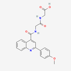 N-{[2-(4-methoxyphenyl)quinolin-4-yl]carbonyl}glycylglycine