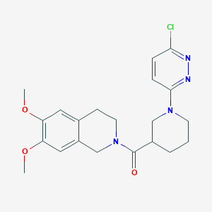 (1-(6-chloropyridazin-3-yl)piperidin-3-yl)(6,7-dimethoxy-3,4-dihydroisoquinolin-2(1H)-yl)methanone