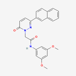 N-(3,5-dimethoxyphenyl)-2-(3-(naphthalen-2-yl)-6-oxopyridazin-1(6H)-yl)acetamide