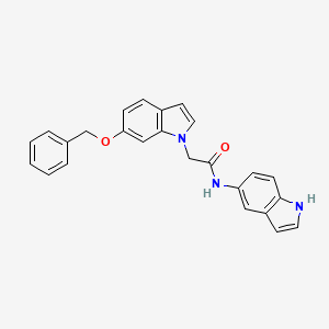 2-[6-(benzyloxy)-1H-indol-1-yl]-N-(1H-indol-5-yl)acetamide