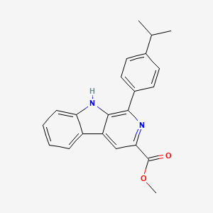 methyl 1-[4-(propan-2-yl)phenyl]-9H-beta-carboline-3-carboxylate