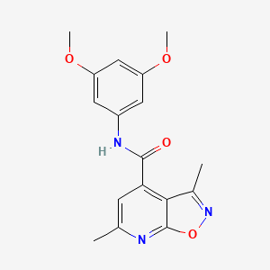 N-(3,5-dimethoxyphenyl)-3,6-dimethyl[1,2]oxazolo[5,4-b]pyridine-4-carboxamide