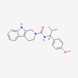 N-[1-(4-methoxyphenyl)-2-methylpropyl]-1,3,4,9-tetrahydro-2H-beta-carboline-2-carboxamide