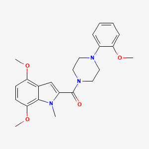 (4,7-dimethoxy-1-methyl-1H-indol-2-yl)[4-(2-methoxyphenyl)piperazin-1-yl]methanone