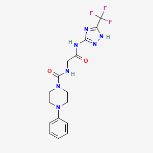 molecular formula C16H18F3N7O2 B10993379 C16H18F3N7O2 