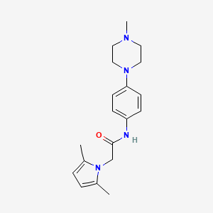 2-(2,5-dimethyl-1H-pyrrol-1-yl)-N-[4-(4-methylpiperazin-1-yl)phenyl]acetamide