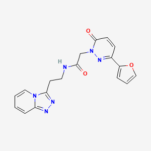 2-[3-(furan-2-yl)-6-oxopyridazin-1(6H)-yl]-N-[2-([1,2,4]triazolo[4,3-a]pyridin-3-yl)ethyl]acetamide