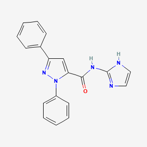 N-(1H-imidazol-2-yl)-1,3-diphenyl-1H-pyrazole-5-carboxamide