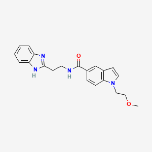 N-[2-(1H-1,3-benzimidazol-2-yl)ethyl]-1-(2-methoxyethyl)-1H-indole-5-carboxamide