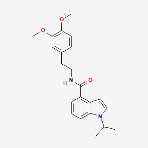 N-[2-(3,4-dimethoxyphenyl)ethyl]-1-(propan-2-yl)-1H-indole-4-carboxamide