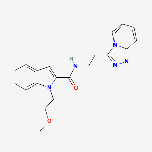 1-(2-methoxyethyl)-N-[2-([1,2,4]triazolo[4,3-a]pyridin-3-yl)ethyl]-1H-indole-2-carboxamide