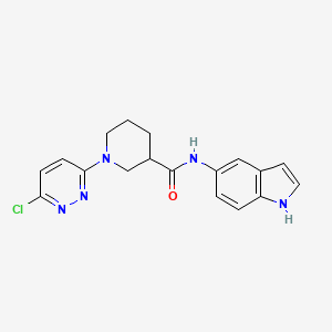 1-(6-chloropyridazin-3-yl)-N-(1H-indol-5-yl)piperidine-3-carboxamide