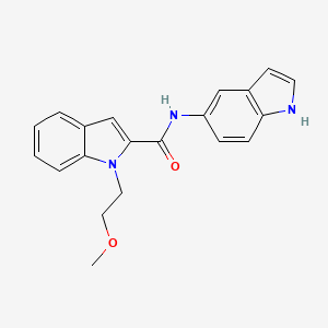 N-(1H-indol-5-yl)-1-(2-methoxyethyl)-1H-indole-2-carboxamide