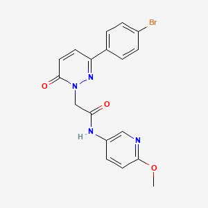 2-[3-(4-bromophenyl)-6-oxopyridazin-1(6H)-yl]-N-(6-methoxypyridin-3-yl)acetamide