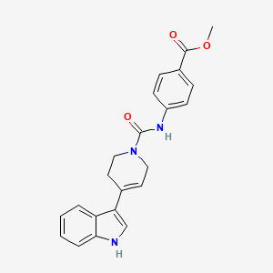 Methyl 4-({[4-(1H-indol-3-YL)-3,6-dihydro-1(2H)-pyridinyl]carbonyl}amino)benzoate