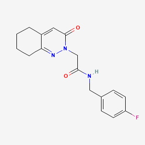 N-(4-fluorobenzyl)-2-(3-oxo-5,6,7,8-tetrahydrocinnolin-2(3H)-yl)acetamide