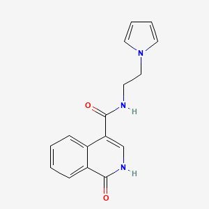 1-hydroxy-N-[2-(1H-pyrrol-1-yl)ethyl]isoquinoline-4-carboxamide