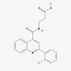 N-{[2-(2-chlorophenyl)quinolin-4-yl]carbonyl}-beta-alanine