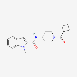 N-[1-(cyclobutylcarbonyl)piperidin-4-yl]-1-methyl-1H-indole-2-carboxamide