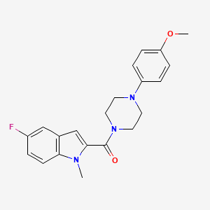 (5-fluoro-1-methyl-1H-indol-2-yl)[4-(4-methoxyphenyl)piperazin-1-yl]methanone