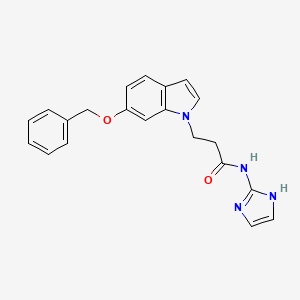 3-[6-(benzyloxy)-1H-indol-1-yl]-N-(1H-imidazol-2-yl)propanamide