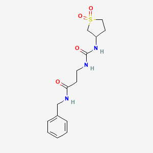 N-benzyl-N~3~-[(1,1-dioxidotetrahydrothiophen-3-yl)carbamoyl]-beta-alaninamide