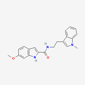 6-methoxy-N-[2-(1-methyl-1H-indol-3-yl)ethyl]-1H-indole-2-carboxamide