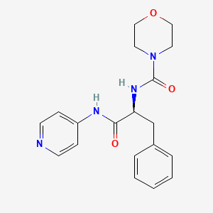 Nalpha-(morpholin-4-ylcarbonyl)-N-pyridin-4-yl-L-phenylalaninamide