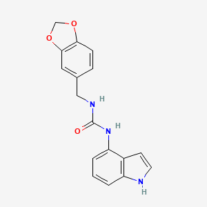 N-(1,3-Benzodioxol-5-ylmethyl)-N'-(1H-indol-4-YL)urea