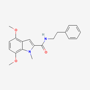 4,7-dimethoxy-1-methyl-N-(2-phenylethyl)-1H-indole-2-carboxamide