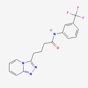 4-([1,2,4]triazolo[4,3-a]pyridin-3-yl)-N-(3-(trifluoromethyl)phenyl)butanamide