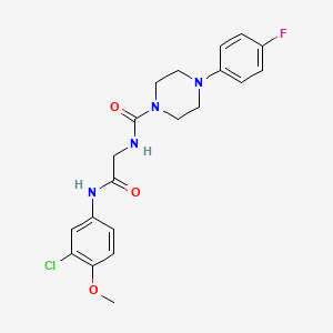 molecular formula C20H22ClFN4O3 B10994746 C20H22ClFN4O3 