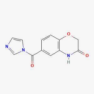 6-(1H-imidazol-1-ylcarbonyl)-2H-1,4-benzoxazin-3(4H)-one