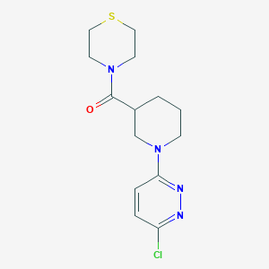 [1-(6-Chloropyridazin-3-yl)piperidin-3-yl](thiomorpholin-4-yl)methanone