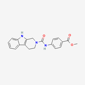 methyl 4-[(1,3,4,9-tetrahydro-2H-beta-carbolin-2-ylcarbonyl)amino]benzoate