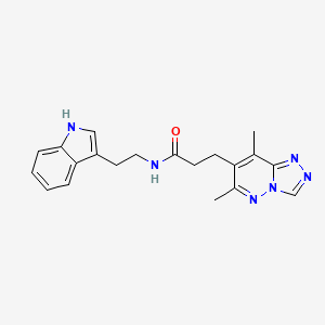 3-(6,8-dimethyl[1,2,4]triazolo[4,3-b]pyridazin-7-yl)-N-[2-(1H-indol-3-yl)ethyl]propanamide