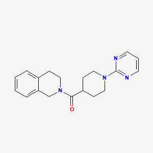 3,4-dihydroisoquinolin-2(1H)-yl[1-(pyrimidin-2-yl)piperidin-4-yl]methanone