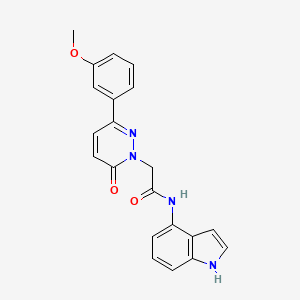 N-(1H-indol-4-yl)-2-[3-(3-methoxyphenyl)-6-oxopyridazin-1(6H)-yl]acetamide